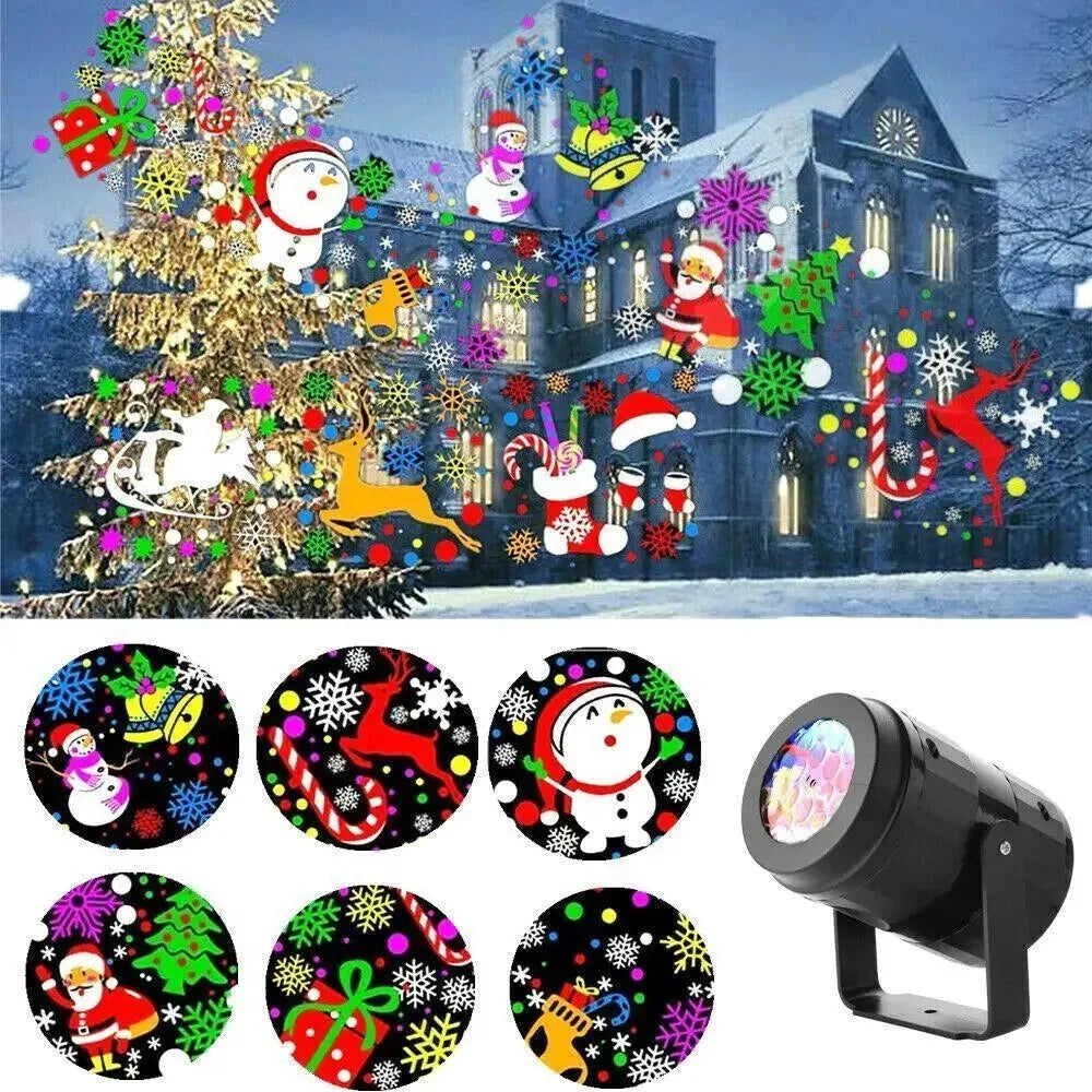 LED Christmas Snow Lights Projector Christmas Lights