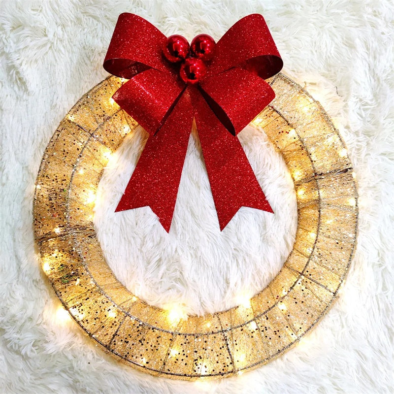Christmas wreath 50CM LED warm light