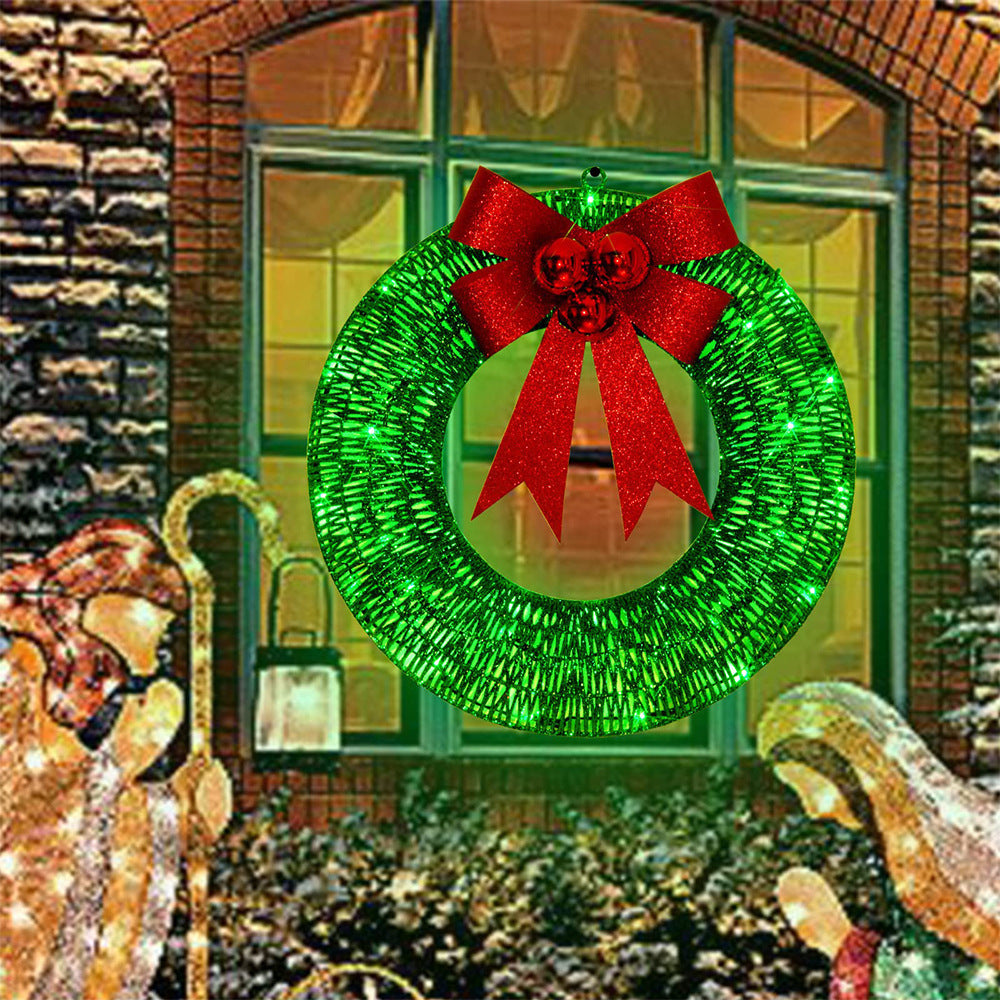 Christmas wreath 50CM LED warm light