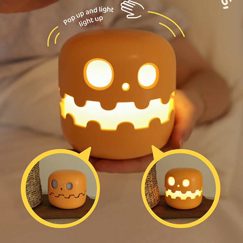 Pumpkin lantern bedside Halloween fun decorative atmosphere lamp