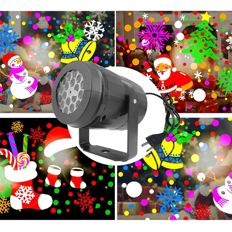 LED Christmas Snow Lights Projector Christmas Lights