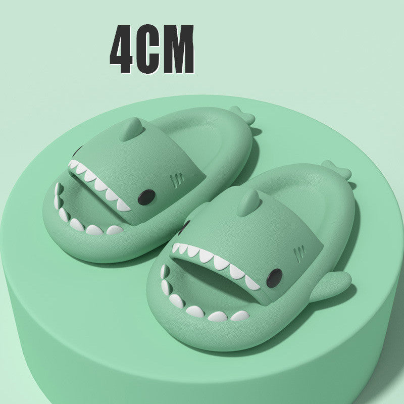 Children's trendy indoor and outdoor funny shark slippers