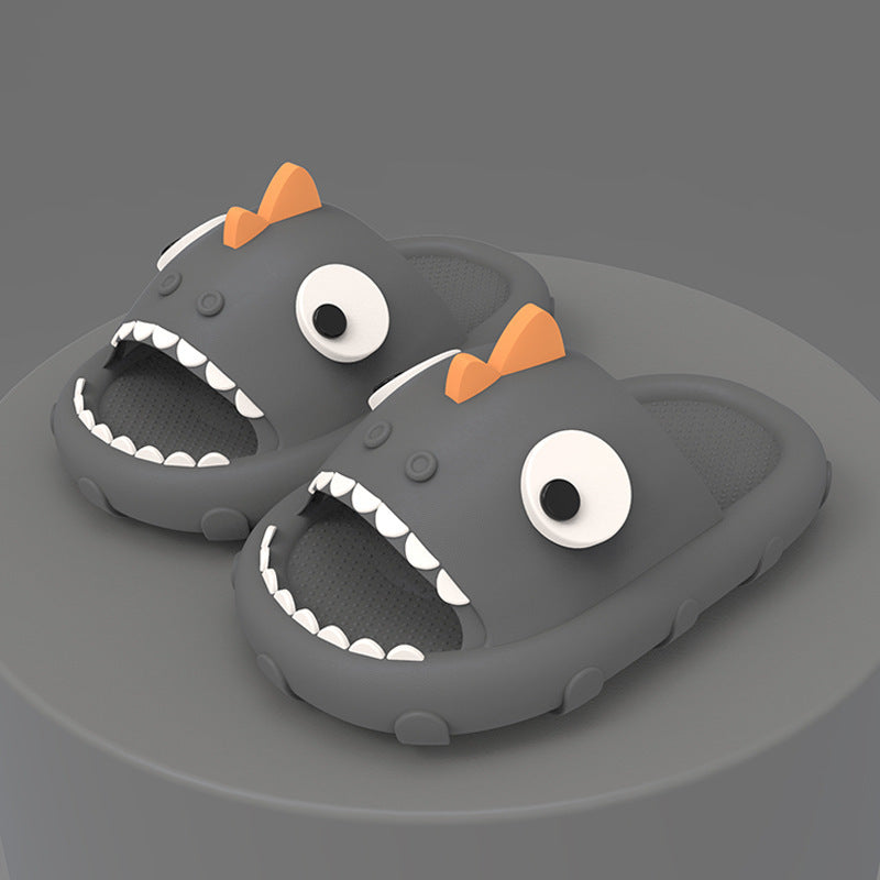 Young people's non-slip thick-soled bathroom soft-soled cartoon sandals