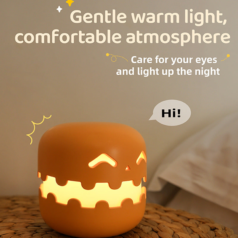 Pumpkin lantern bedside Halloween fun decorative atmosphere lamp