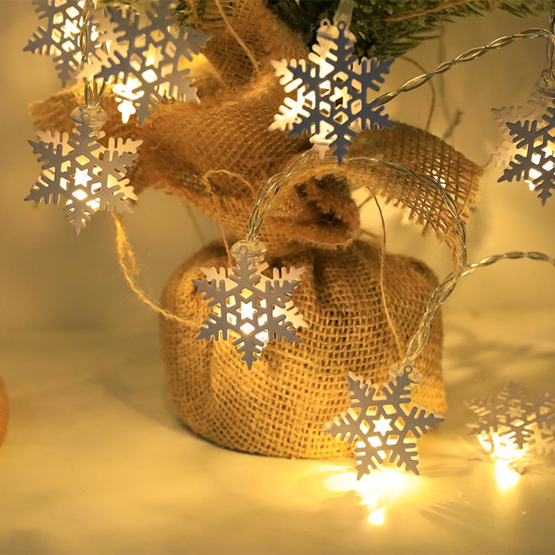 LED Battery Light String Christmas Tree Deer Christmas Stocking