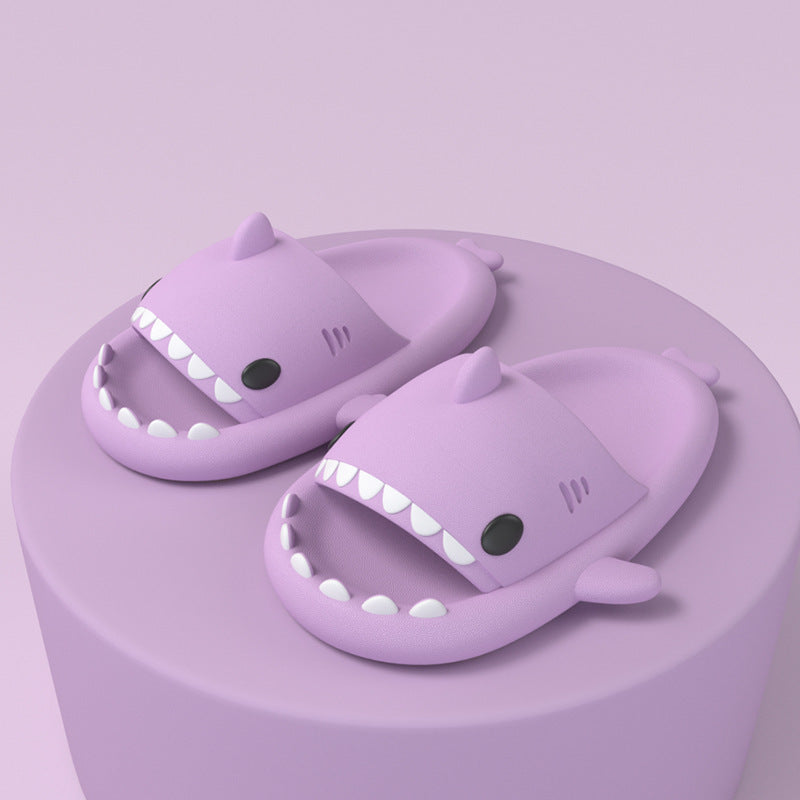 Children's trendy indoor and outdoor funny shark slippers