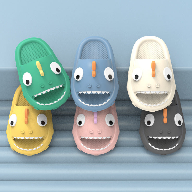 Young people's non-slip thick-soled bathroom soft-soled cartoon sandals