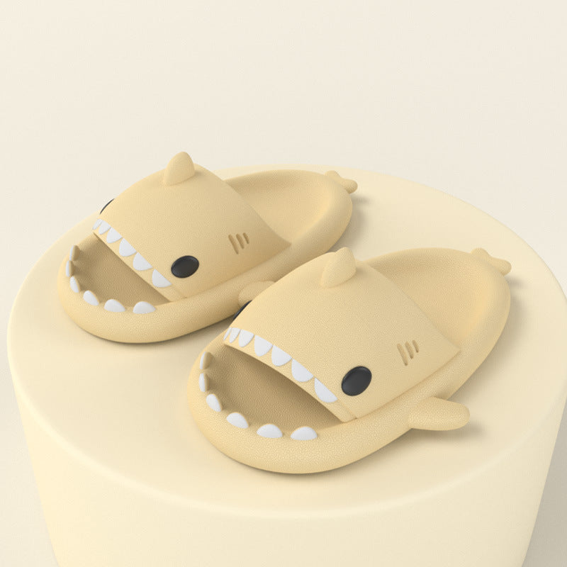 Children's trendy indoor and outdoor funny shark slippers