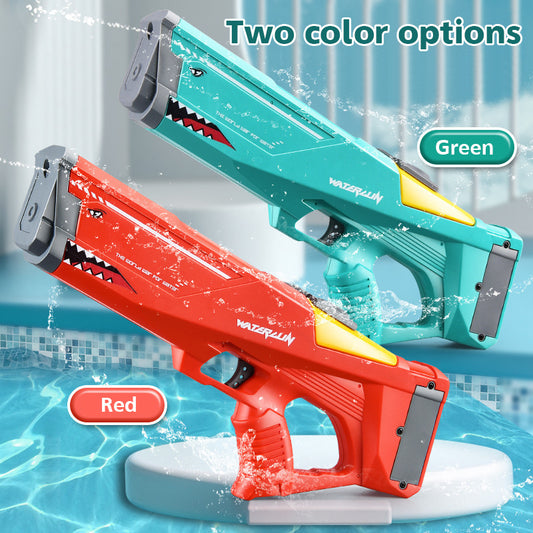 Automatic Electric Water Gun Toy Shark High Voltage Outdoor Summer Beach Toy Children Adult Water Fighting Pool Party Water Toy
