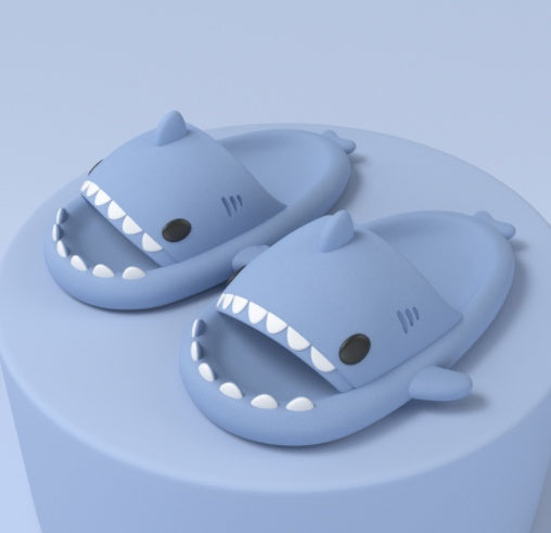 Children's trendy indoor and outdoor funny shark slippers