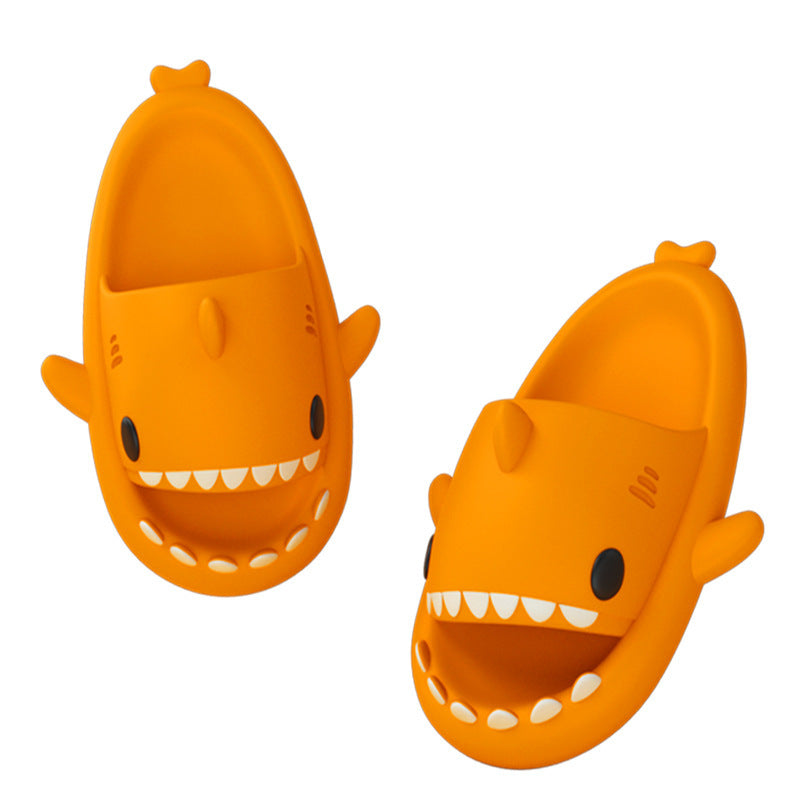 Children's trendy indoor and outdoor funny shark slippers